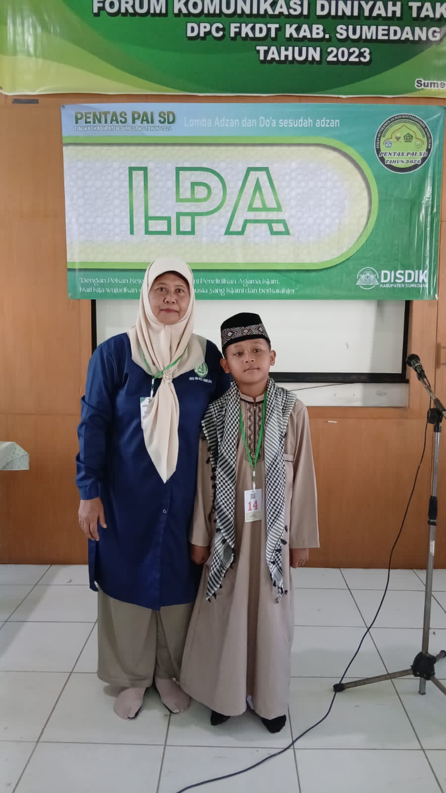 Perwakilan Lomba Adzan Tingkat Kabupaten